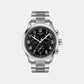Men Quartz Black Dial Chronograph Stainless Steel Watch T1164171105200