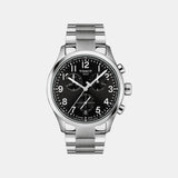 Men Quartz Black Dial Chronograph Stainless Steel Watch T1164171105200