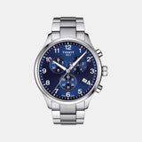 Tissot XL Men Quartz Blue Dial Chronograph Stainless Steel Watch T1166171104701