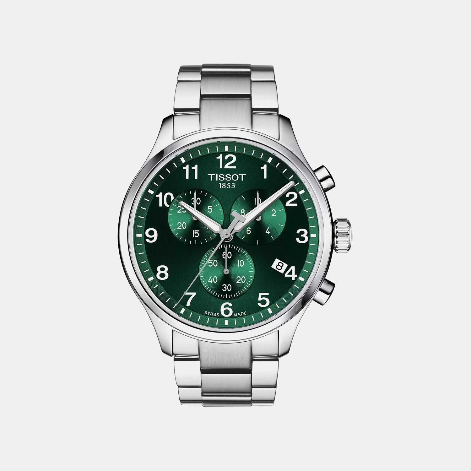 Chrono XL Men Quartz Green Dial Chronograph Stainless Steel Watch T1166171109200