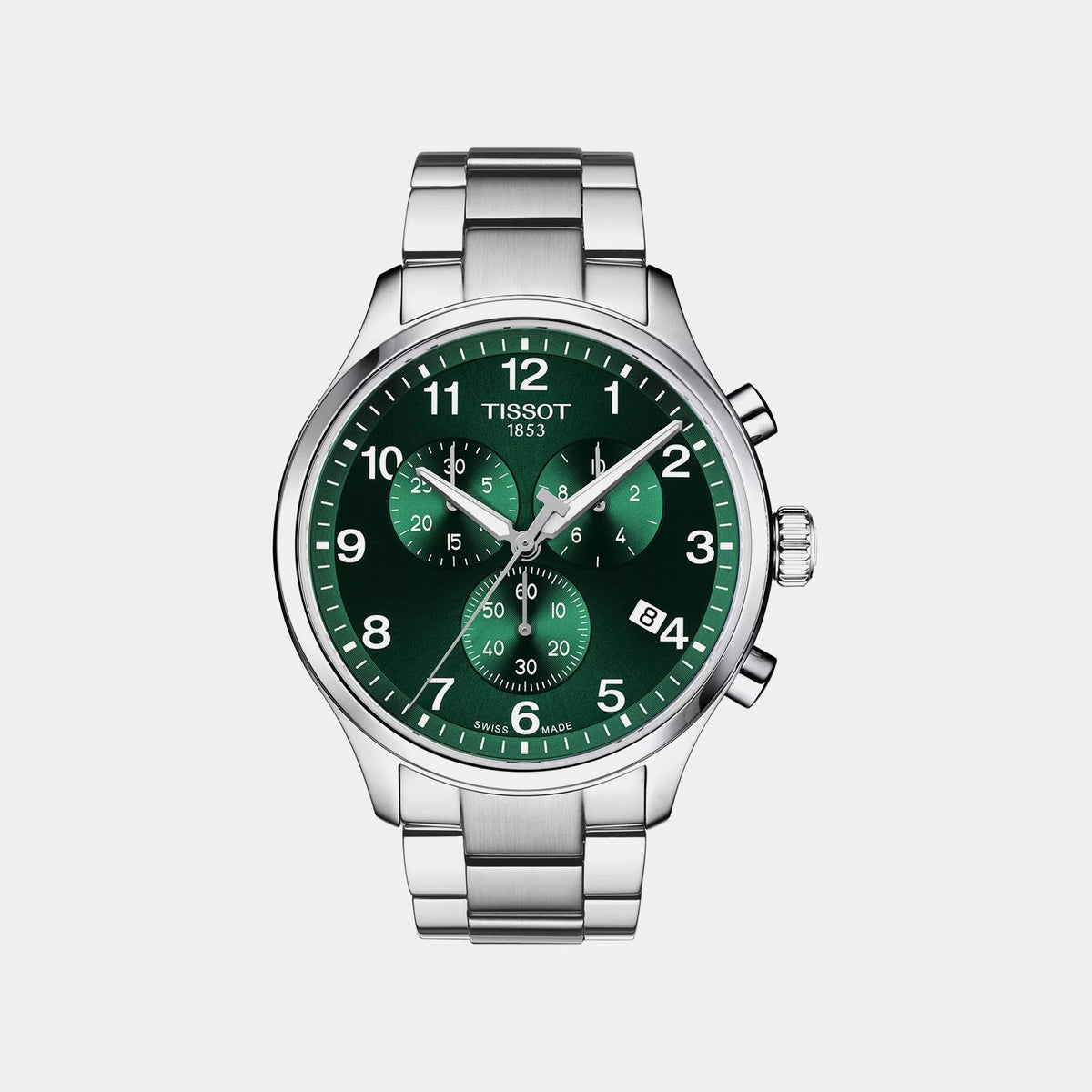Chrono XL Men Quartz Green Dial Chronograph Stainless Steel Watch T1166171109200