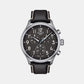 Chrono Xl Men Quartz Black Dial Chronograph Leather Watch T1166171606200