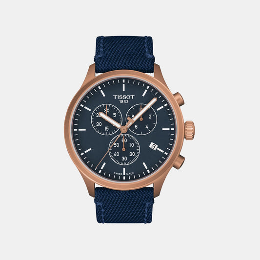 Tissot XL Men Quartz Blue Dial Analog Nylon Watch T1166173704100