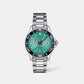 Seastar Women Quartz Green Dial Stainless Steel Watch T1202101109100