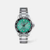 Seastar Women Quartz Green Dial Stainless Steel Watch T1202101109100
