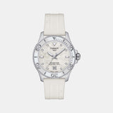 Seastar Women Quartz Mother Of Pearl Dial Analog Silicone Watch T1202101711600