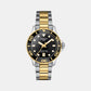 Seastar 1000 Unisex Quartz Black Dial Analog Stainless Steel Watch T1202102205100