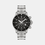 Seastar 1000 Men Quartz Black Dial Chronograph Stainless Steel Watch T1202171106100