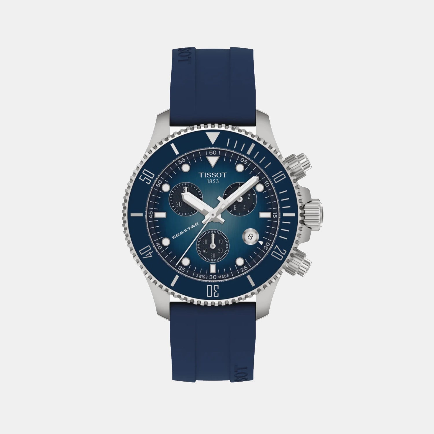 T-sport – Seastar 1000 Women Quartz Blue Dial Analog Rubber Watch T1202171704100