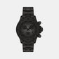 Seastar 1000 Unisex Quartz Black Dial Chronograph Silicone Watch T1202173306100