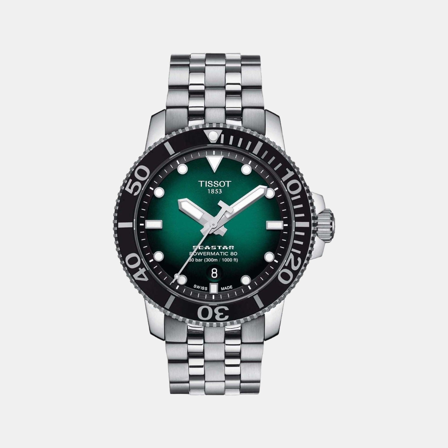 Seastar Men Automatic Multicolour Dial Analog Stainless Steel Watch T1204071109101