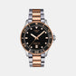 Seastar 1000 Men Quartz Black Dial Analog Stainless Steel Watch T1204102205101