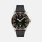 Seastar 1000 Men Quartz Black Dial Analog Silicone Watch T1204102705100
