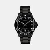 Seastar 1000 Men Quartz Black Dial Analog Stainless Steel Watch T1204103305100