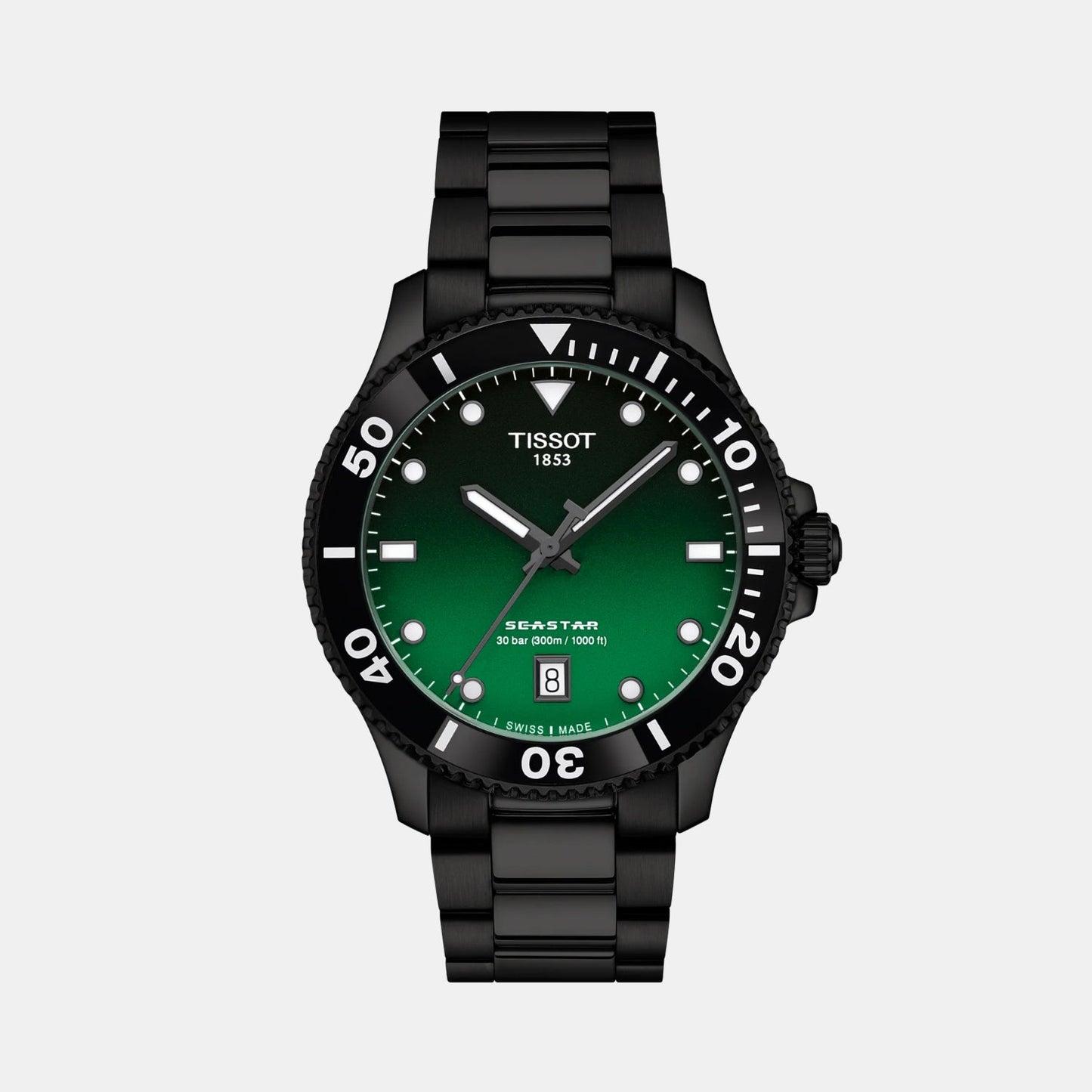 Seastar 1000 Men Quartz Multicolour Dial Analog Stainless Steel Watch T1204103309100