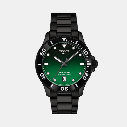 Seastar 1000 Men Quartz Multicolour Dial Analog Stainless Steel Watch T1204103309100