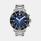 Seastar 1000 Men Quartz Blue Dial Chronograph Stainless Steel Watch T1204171104101