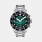 Seastar 1000 Men Quartz Green Dial Chronograph Stainless Steel Watch T1204171109101