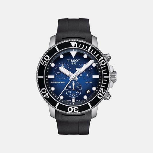 Seastar 1000 Men Quartz Multicolour Dial Chronograph Rubber Watch T1204171704100