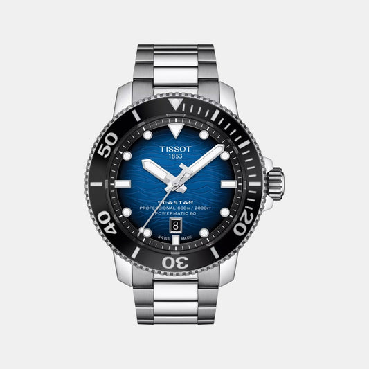 Seastar 2000 Men Automatic Multicolour Dial Analog Stainless Steel Watch T1206071104101