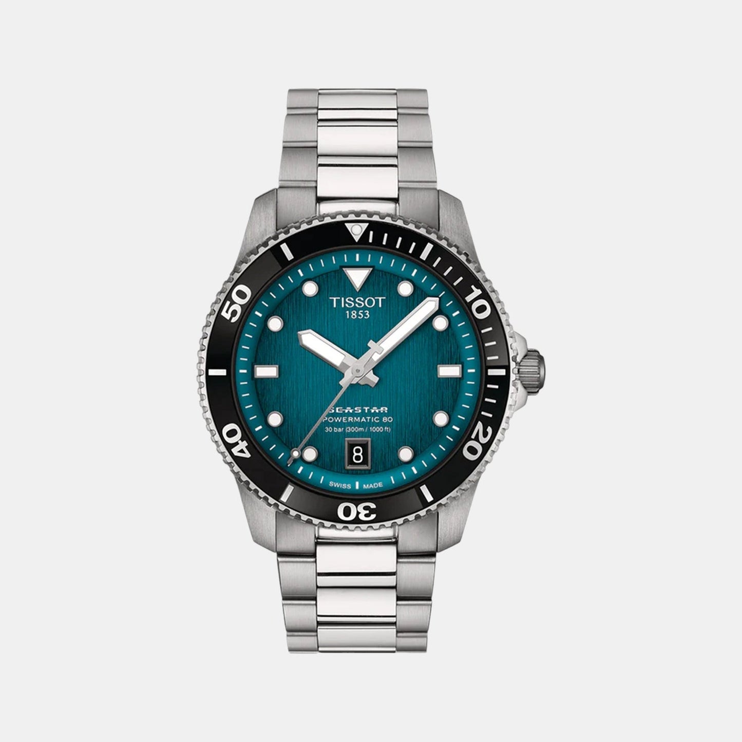 Seastar 1000 Men Automatic Multicolour Dial Analog Stainless Steel Watch T1208071109100