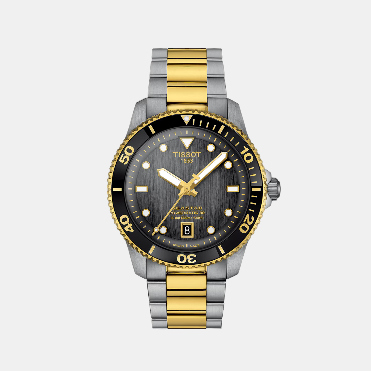Seastar 1000 Men Automatic Multicolour Dial Analog Stainless Steel Watch T1208072205100