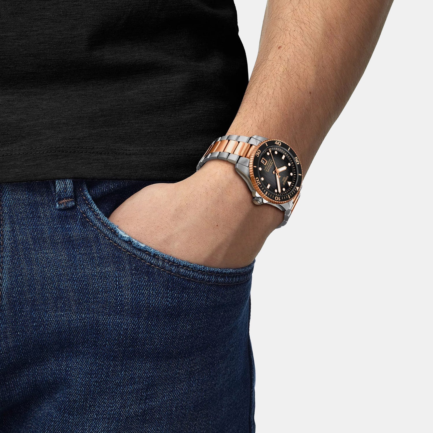 Seastar 1000 Men Automatic Grey Dial Analog Stainless Steel Watch T1208072205101