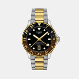 Seastar 1000 Men Quartz Black Dial Analog Stainless Steel Watch T1208522205100