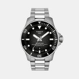 Men Automatic Grey Dial Analog Stainless Steel Watch T1209071105100