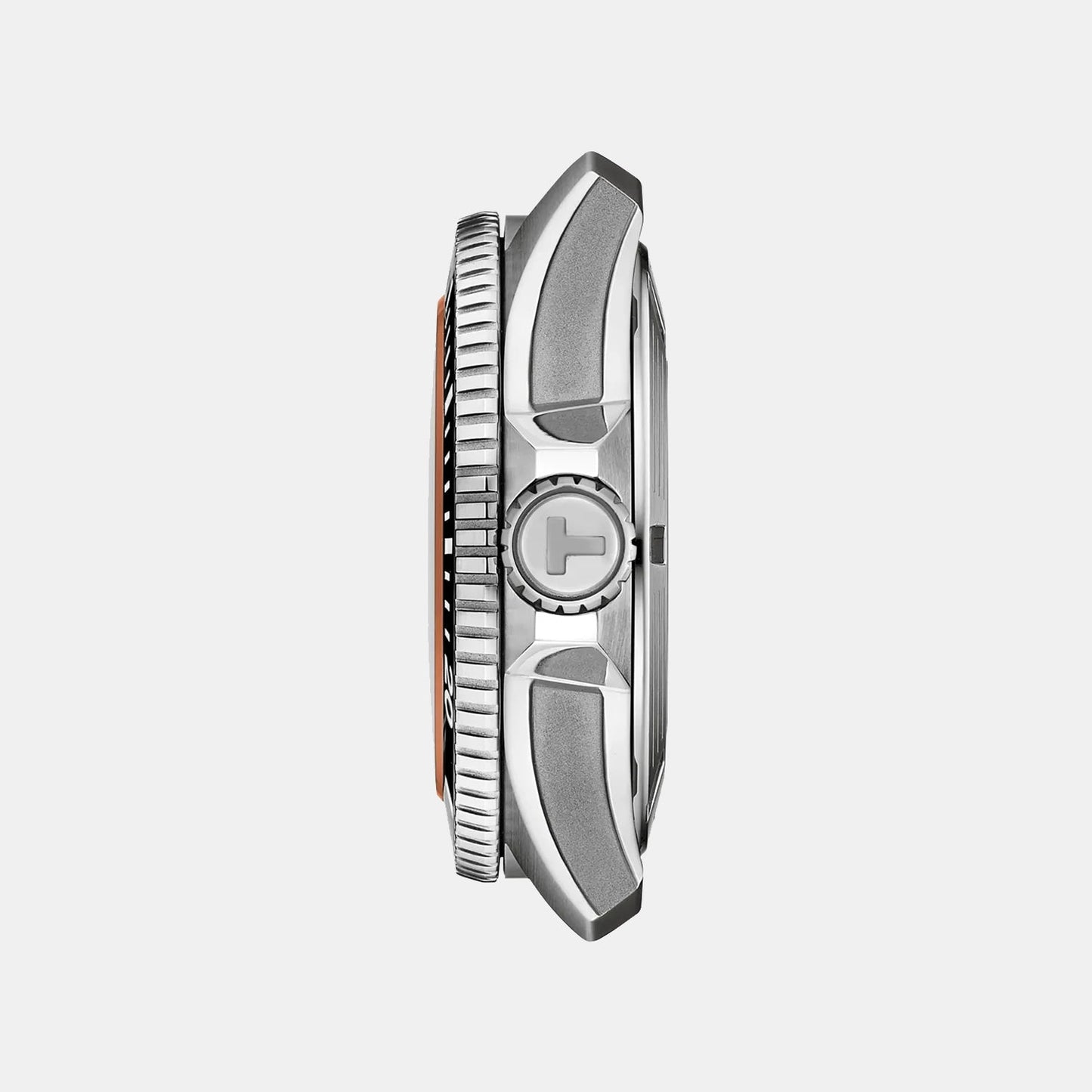 Seastar 2000 Men Automatic Orange Dial Analog Rubber Watch T1209071728100