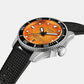 Seastar 2000 Men Automatic Orange Dial Analog Rubber Watch T1209071728100