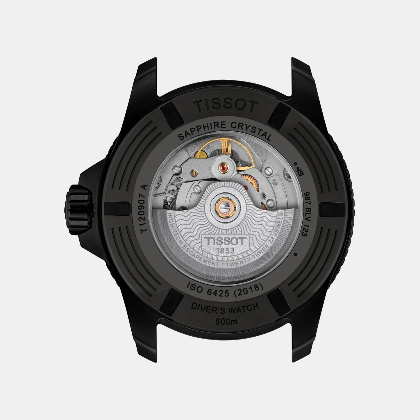 T-sport Seastar 2000 Men Automatic Grey Dial Analog Rubber Watch T1209073705100