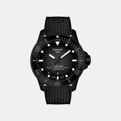 T-sport Seastar 2000 Men Automatic Grey Dial Analog Rubber Watch T1209073705100
