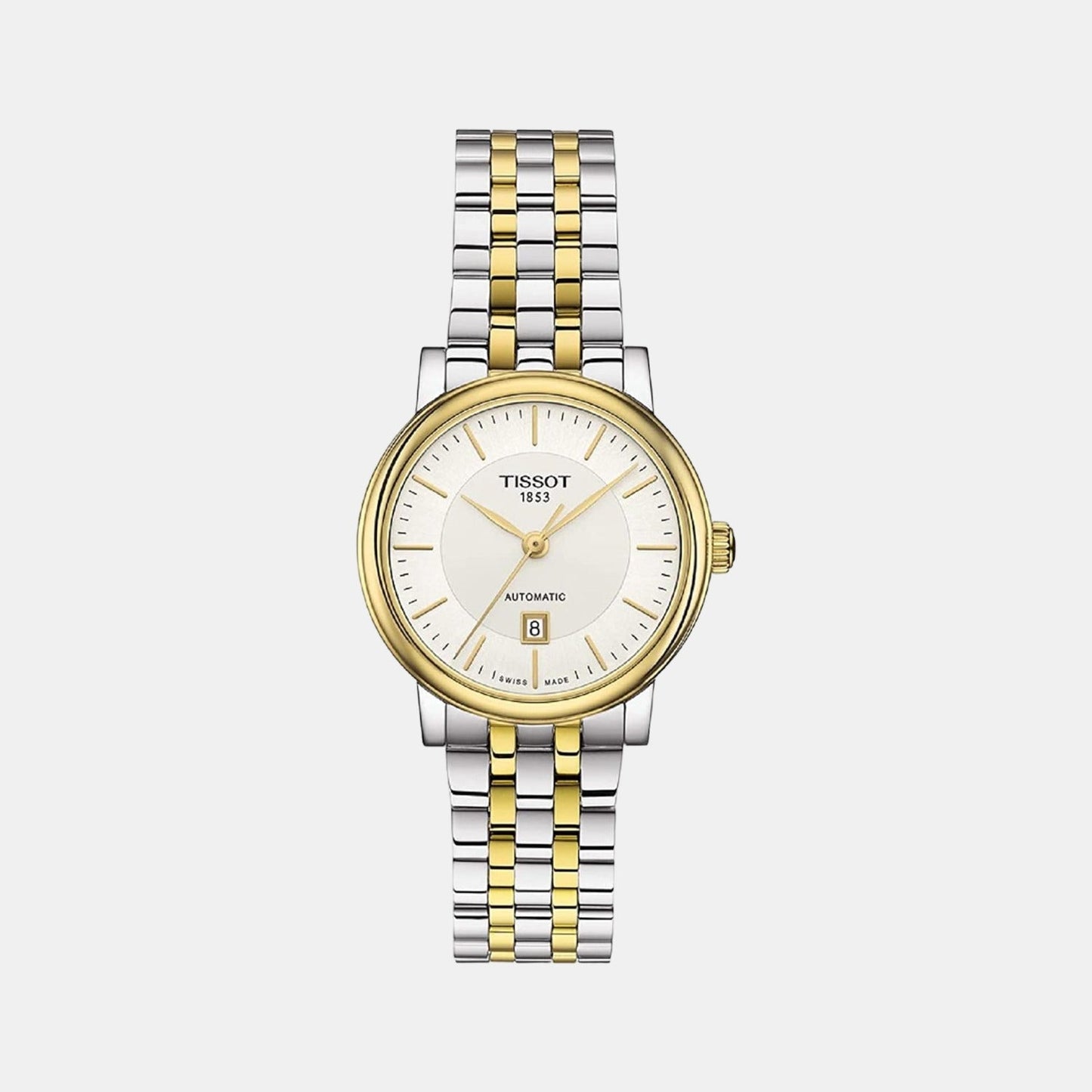 Carson Women Automatic Silver Dial Analog Stainless Steel Watch T1222072203100