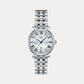 Carson Women Quartz Silver Dial Analog Stainless Steel Watch T1222101103300