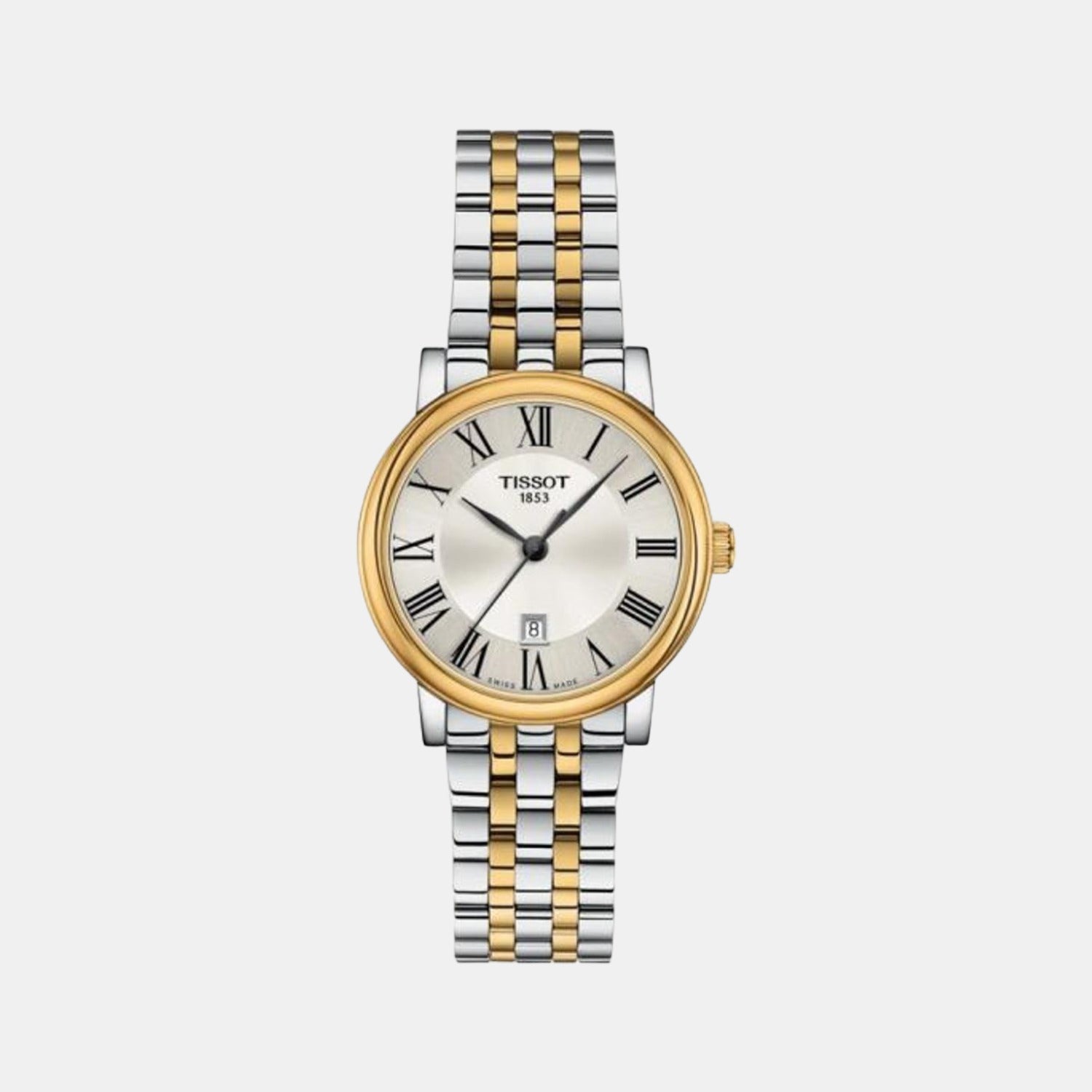 Carson Women Quartz Silver Dial Analog Stainless Steel Watch T1222102203300