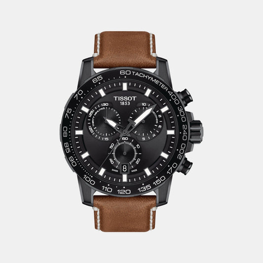 Sport Men Quartz Black Dial Chronograph Watch T1256173605101