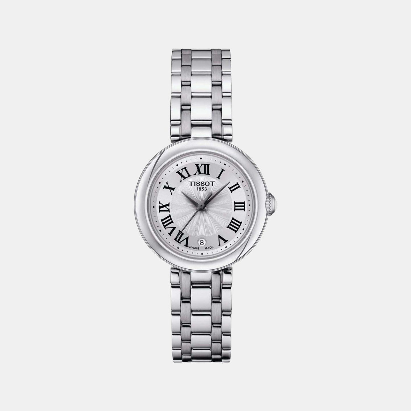 Bellissima Women Quartz White Dial Analog Stainless Steel Watch T1260101101300