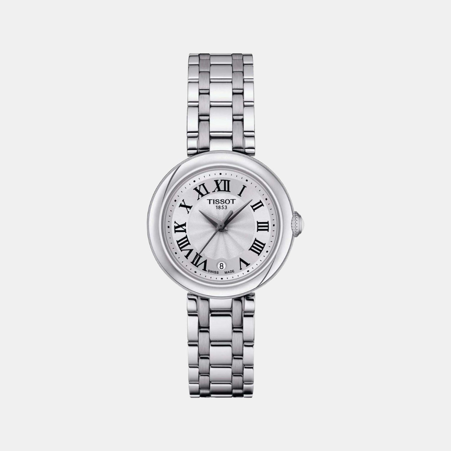 Bellissima Women Quartz White Dial Analog Stainless Steel Watch T1260101101300