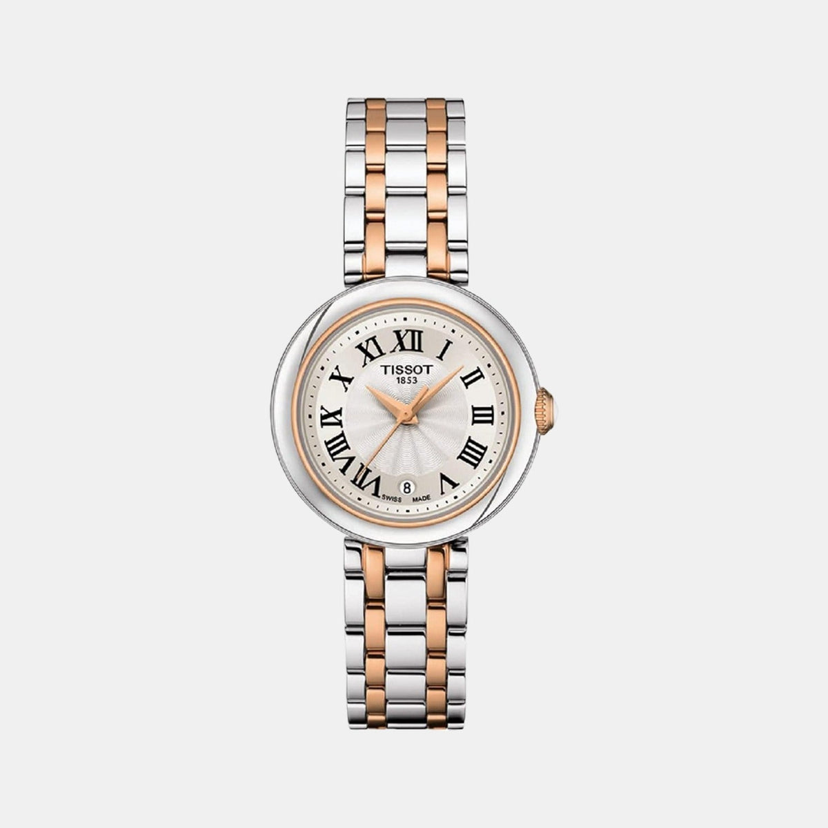 Bellissima Women Quartz White Dial Analog Stainless Steel Watch T1260102201301