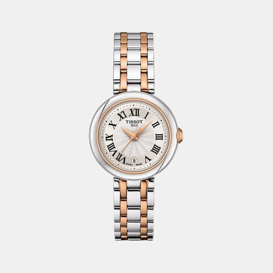 Bellissima Women Quartz White Dial Analog Stainless Steel Watch T1260102201301