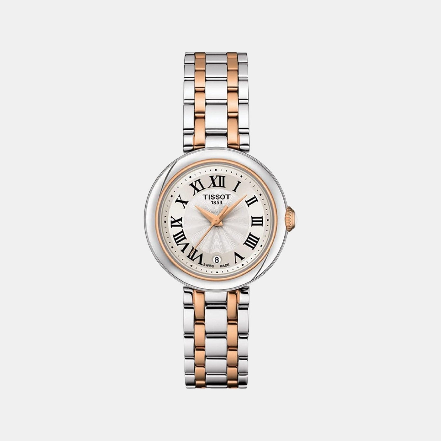 Bellissima Women Quartz White Dial Analog Stainless Steel Watch T1260102201301