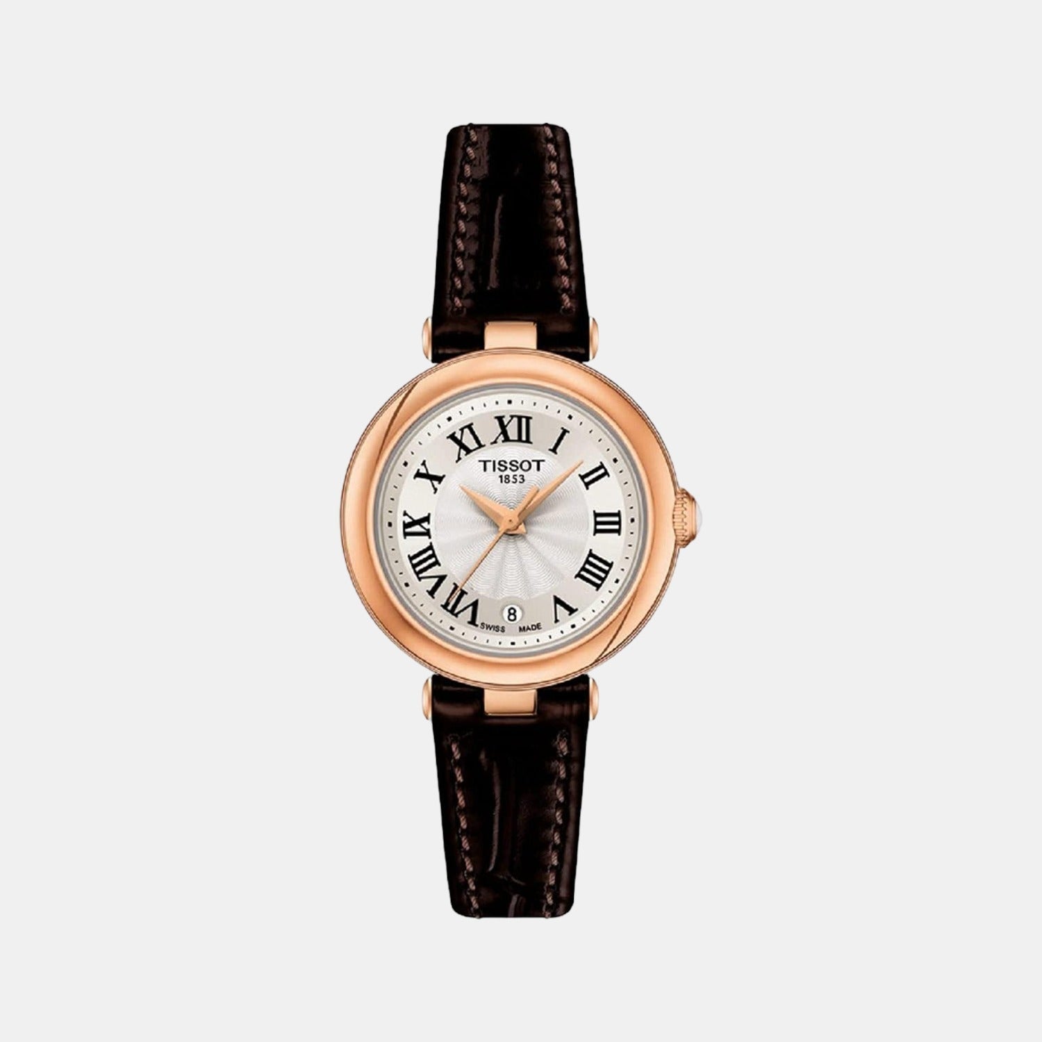 Bellissima Women Quartz White Dial Analog Leather Watch T1260103601300