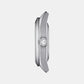 Gentleman Men Quartz Silver Dial Analog Leather Watch T1274071603101
