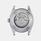Gentleman Men Quartz Silver Dial Analog Leather Watch T1274071603101