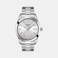 Tissot Gentleman Men Quartz Silver Dial Analog Stainless Steel Watch T1274101103100