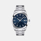 Tissot Gentleman Men Quartz Blue Dial Analog Stainless Steel Watch T1274101104100