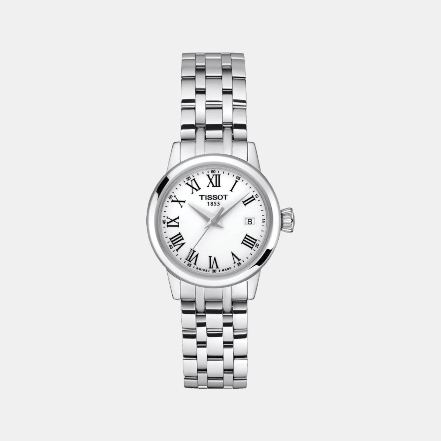 Classic Dream Women Quartz White Dial Analog Stainless Steel Watch T1292101101300