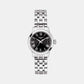 Classic Dream Women Quartz Black Dial Analog Stainless Steel Watch T1292101105300