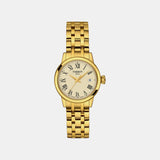 Classic Dream Women Quartz Ivory Dial Analog Stainless Steel Watch T1292103326300